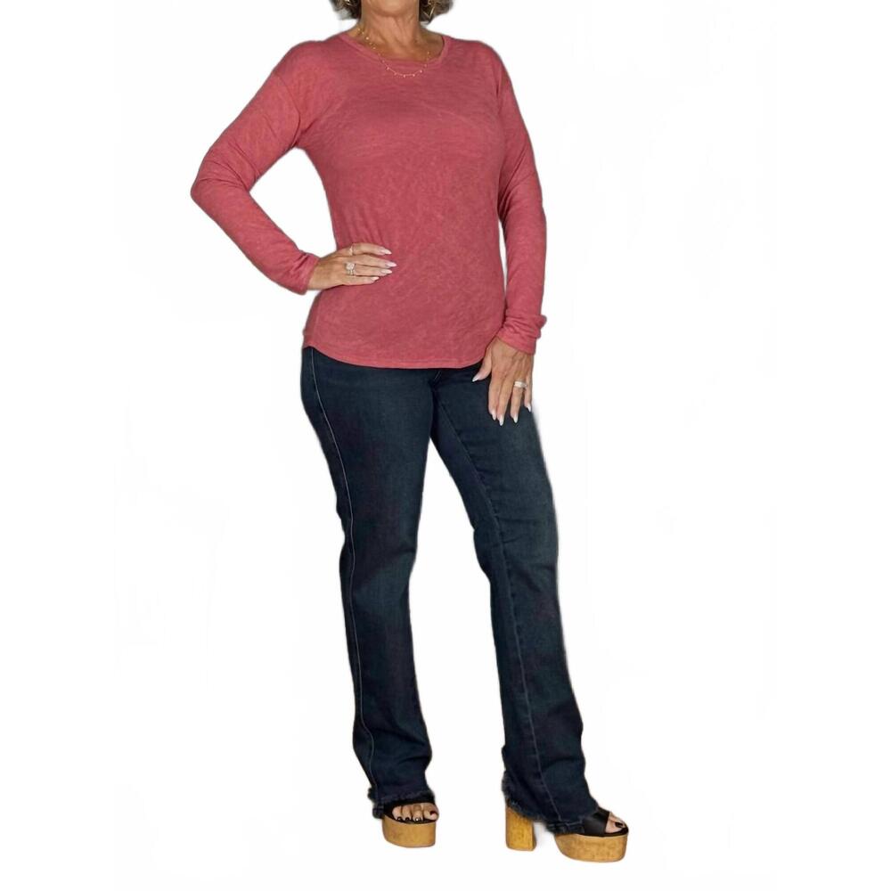 NEW WASABI + MINT take your time top in marsala